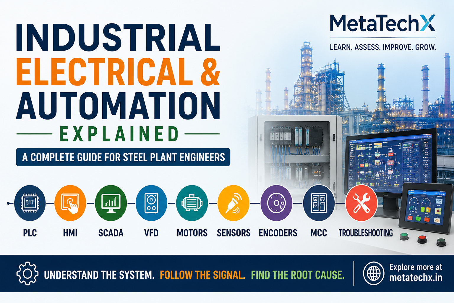 Industrial Electrical & Automation : A Basic Guide for Steel Plant Engineers.