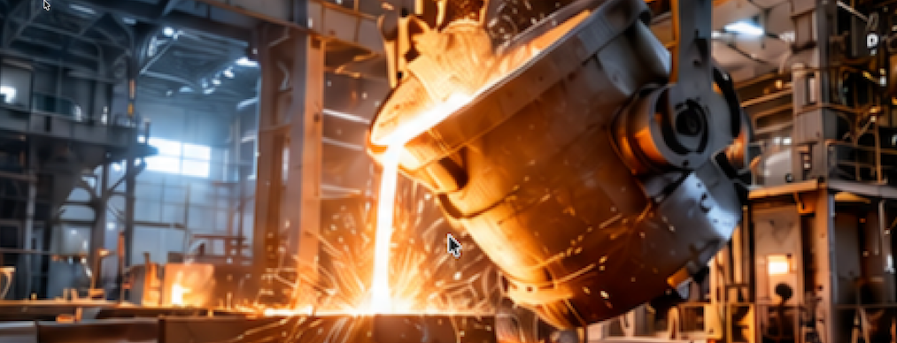 Steel melt shop